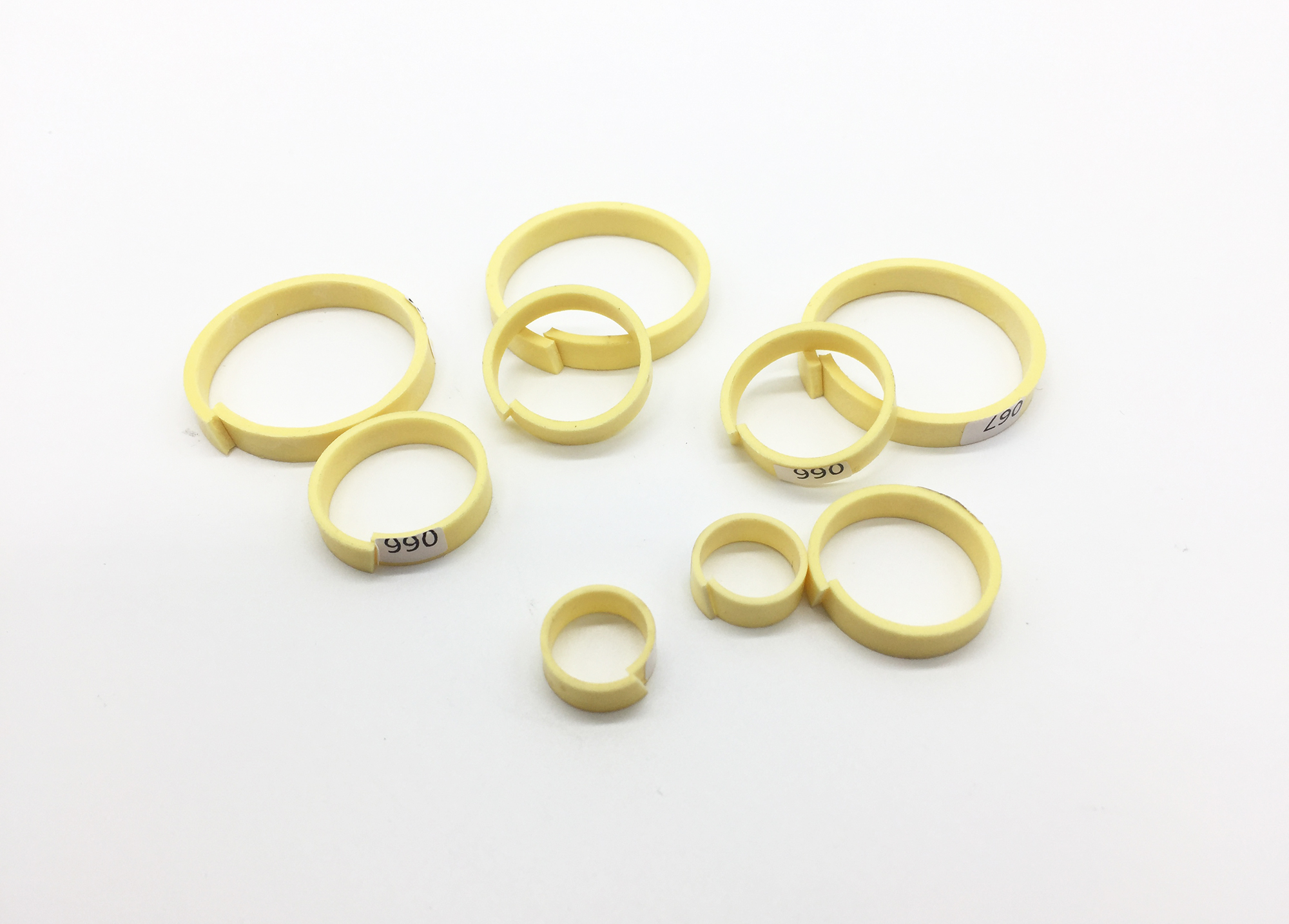 Plastic piston ring